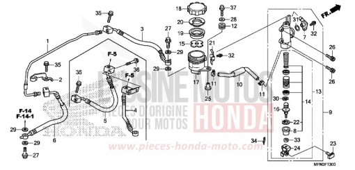 REAR BRAKE MASTER CYLINDER CB1000RAF de 2015